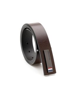 U.S. POLO ASSN. - Colton Textured Leather Belt - Brown
