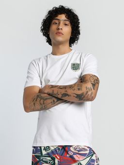 Puma - Sports Legacy Graphic Men's White T-shirts
