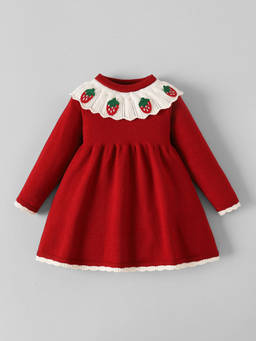 Hopscotch - Strawberry Applique Dress