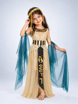 Little Surprise Box - Gold And Green Egyptian Halloween Costume Fancy Dress Up