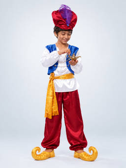 Little Surprise Box - Alladin Red And White Halloween Costume Fancy Dress Up