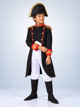 Little Surprise Box - Black And Red Pirate Captain Halloween Costume Fancy Dress Up