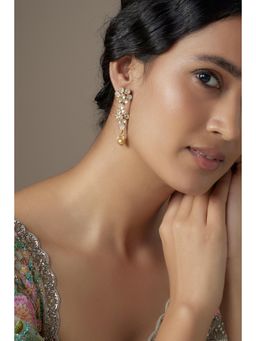 KARISA DESIGNS - Floral Moissanite Earrings