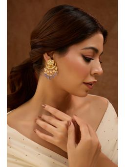 KARISA DESIGNS - Kamal Chaand Drop Earrings