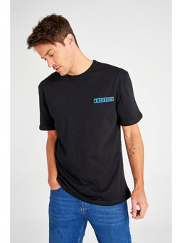 Trendyol - Man Black T-Shirt