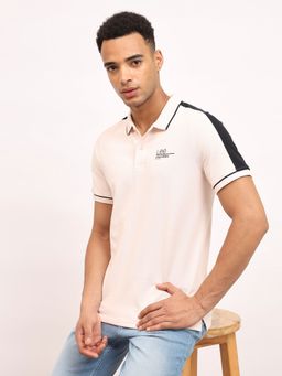 Lee - Mens Pink Polo T-Shirt