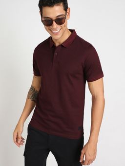 Lee - Mens Red Polo T-Shirt