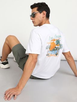 Lee - Mens White T-Shirt