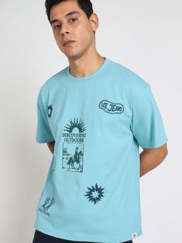 Lee - Mens Blue T-Shirt