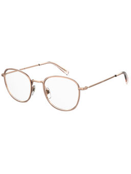 Levi's - Pink & Gold Rectangular Full-Rim Frame (104672) (50)