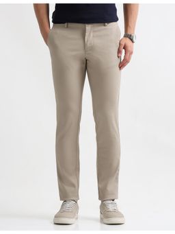 Arrow Sports - Men's Solid Slim Fit Trousers