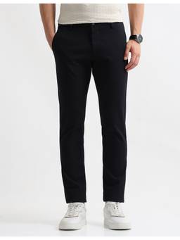 Arrow Sports - Men's Solid Slim Fit Trousers
