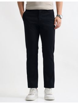 Arrow Sports - Men's Solid Regular Fit Trousers