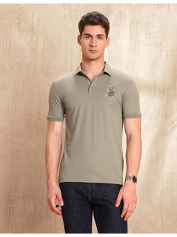 U.S. Polo Assn. Denim Co. - Men's Embroidered Legend Of Horseshoe Polo T-Shirt - Green