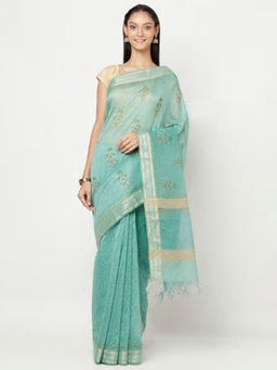 Fabindia - Cotton Silk Printed Sari