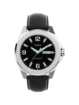 Timex - Men Trend Day & Date 46 mm Black dial Analog Watch (TW2W92900) (M)