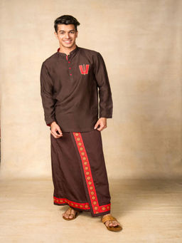 UDD DESIGN - Balvant Stitched Veshti and Kurta