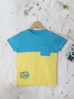 Purple United Kids - Boys Multicolor Colorblock T-shirt