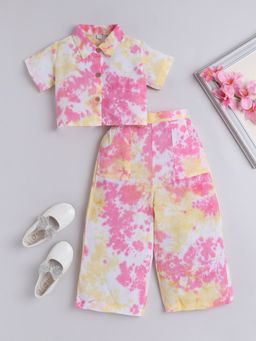 The Magic Wand - Half Sleeves Tie & Dye Printed Co-Ord (Set of 2)