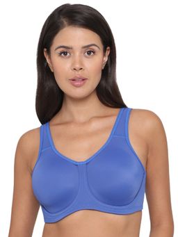 Wacoal - Womens Sport Non Padded Wired Full Coverage High Intensity Sports Bra-Blue