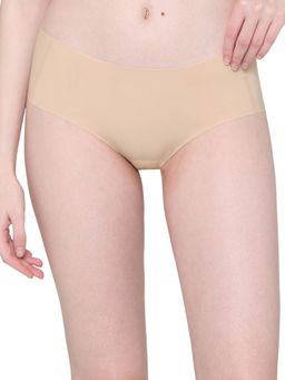 Wacoal - Invisible Comfort Mid-Waist Full Coverage Seamless Hipster Panty-Beige