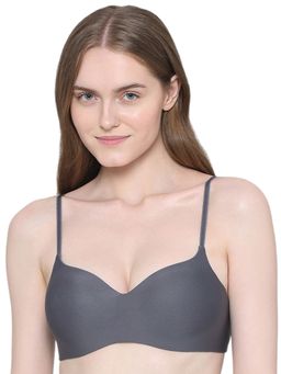 Wacoal - Womens Basic Mold Padded Non-Wired Seamless T-Shirt Bra-Grey