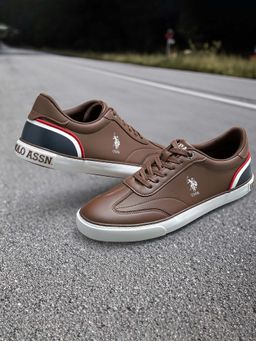 U.S. POLO ASSN. - Oskar 3.0 Men Brown Sneakers