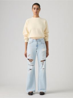 Levi's - Women's Light-Blue Bootcut Mid Rise Jeans