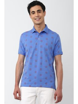 Simon Carter - Blue Polo T-Shirt