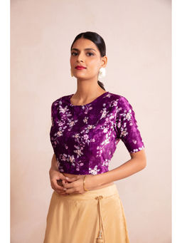 Gajra Gang - Mastani Purple Blouse