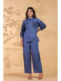 Autumnlane - Tracy Tiffany Sequins Premium Blue Co-Ord (Set of 2)