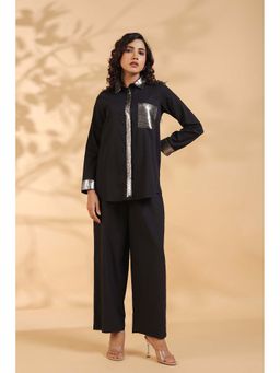 Autumnlane - Tracy Jade Sequins Premium Black Co-Ord (Set of 2)