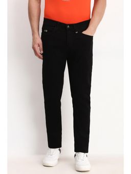 Allen Solly - Men Black Slim Fit Dark Wash Jeans