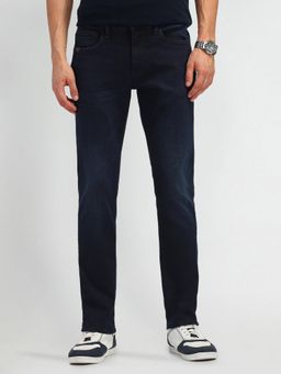 Arrow Sports - Mens Blue Solid Jeans