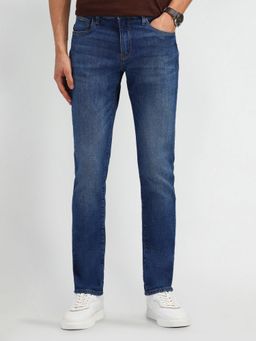 Arrow Sports - Mens Blue Solid Jeans