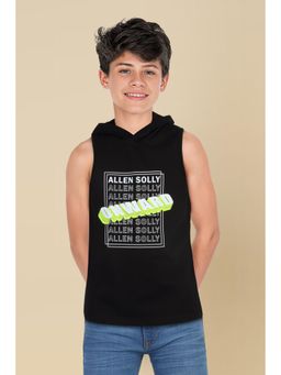 Allen Solly - Black Polyester Regular Vest