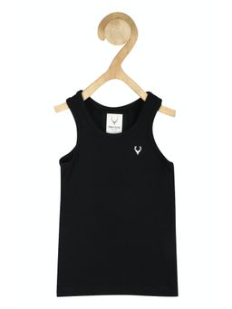 Allen Solly - Black Acrylic Blend Regular Vest