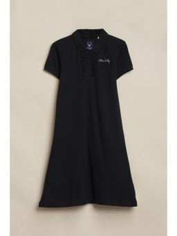 Allen Solly - Black Cotton Regular Dress
