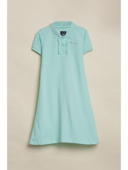 Allen Solly - Blue Cotton Regular Dress