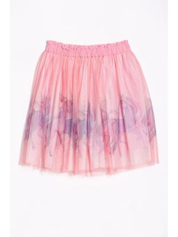 Allen Solly - Pink Cotton Regular Skirt