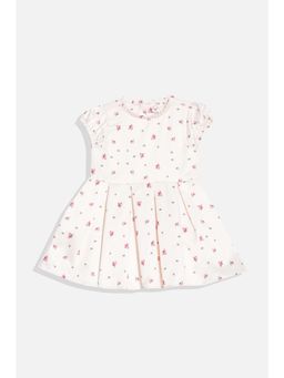 Allen Solly - White Cotton Regular Dress