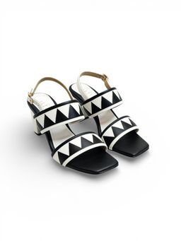 THE ALTER - Sasha Black Block Heels