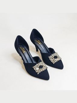 THE ALTER - Raya Black Embellished Stiletto Heels