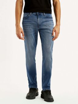 Levi's - Mens Redloop 511 Blue Slim Fit Mid Rise Jeans