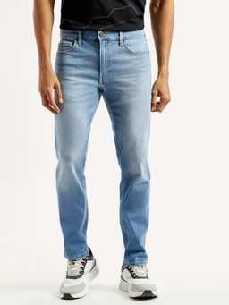 Levi's - Mens 511 Light-Blue Slim Fit Mid Rise Jeans