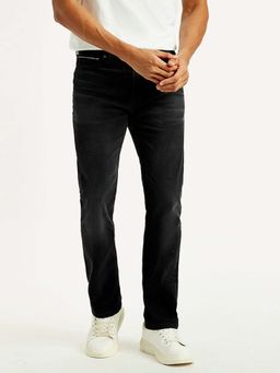 Levi's - Mens 513 Slim Straight Fit Black Jeans