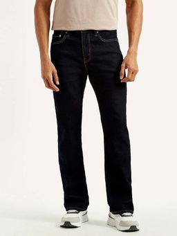 Levi's - Mens 527 Navy Slim Fit Mid Rise Jeans