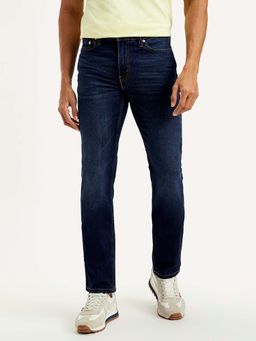 Levi's - Mens 511 Navy Blue Slim Fit Mid Rise Jeans