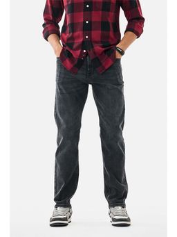 Snitch - Black Washed Comfortable Casual Jeans for Men