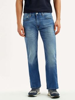Levi's - Mens 527 Light-Blue Slim Fit Mid Rise Jeans